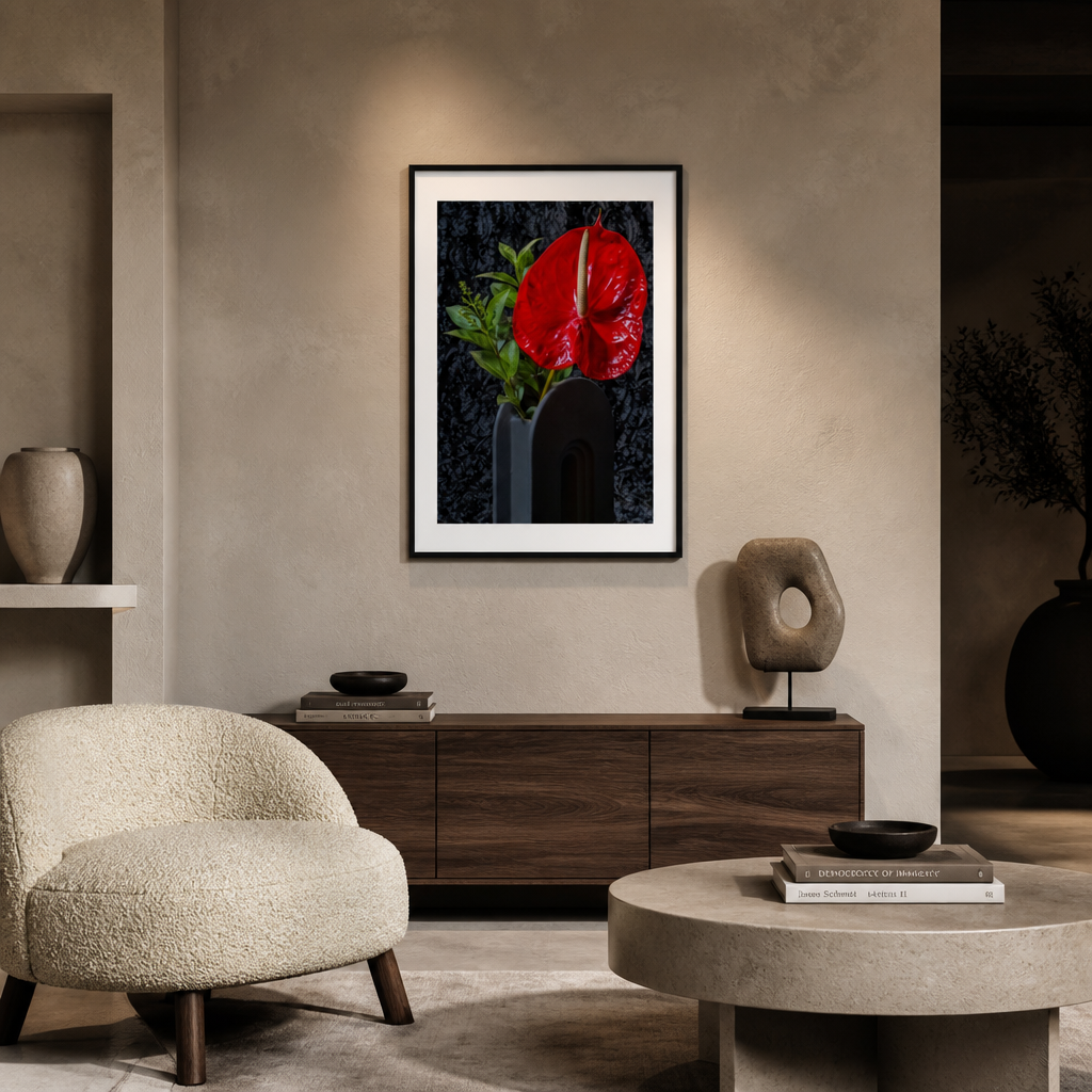 Anthurium ~ FlamingoFlower ~ Fine Art Photography Print by Ivo Titzin ~Limited Edition Gito Art Home and Decor