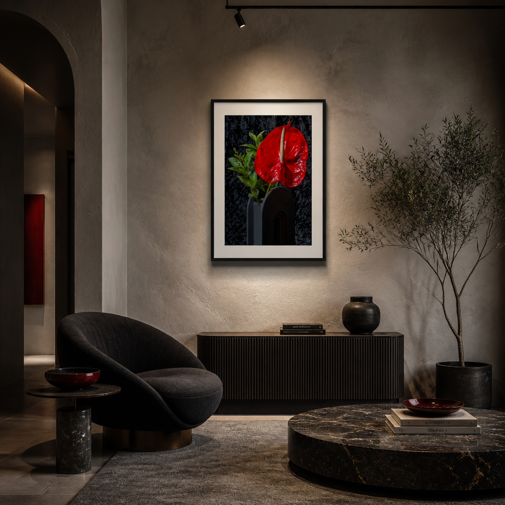 Anthurium ~ FlamingoFlower ~ Fine Art Photography Print by Ivo Titzin ~Limited Edition Gito Art Home and Decor