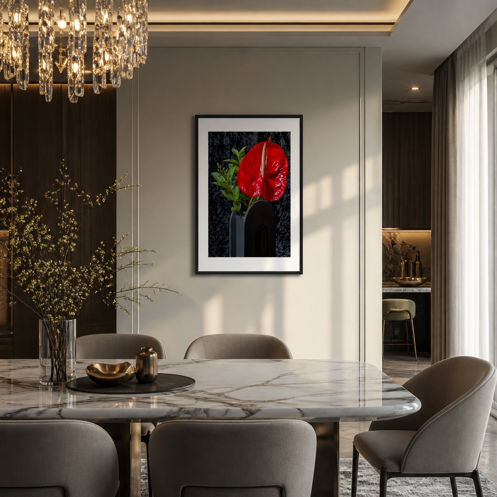Anthurium ~ FlamingoFlower ~ Fine Art Photography Print by Ivo Titzin ~Limited Edition Gito Art Home and Decor