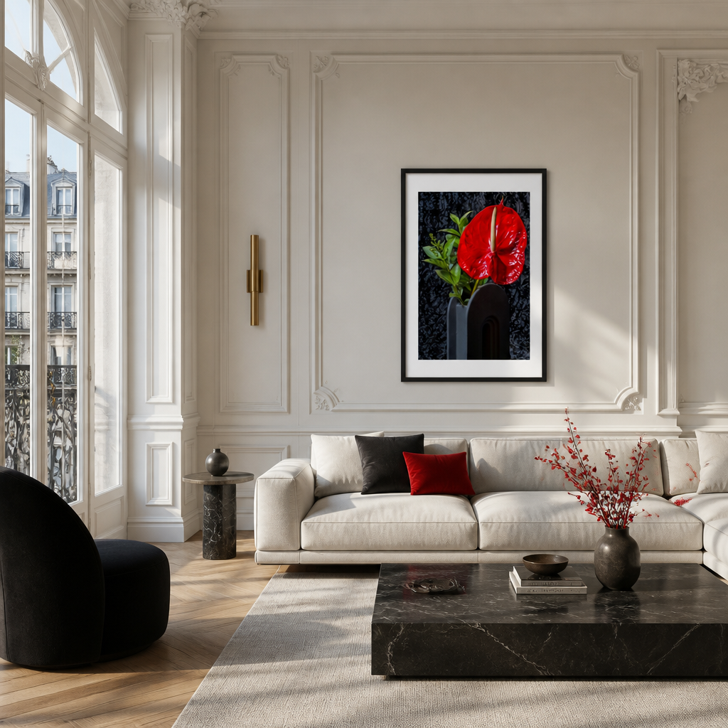 Anthurium ~ FlamingoFlower ~ Fine Art Photography Print by Ivo Titzin ~Limited Edition Gito Art Home and Decor