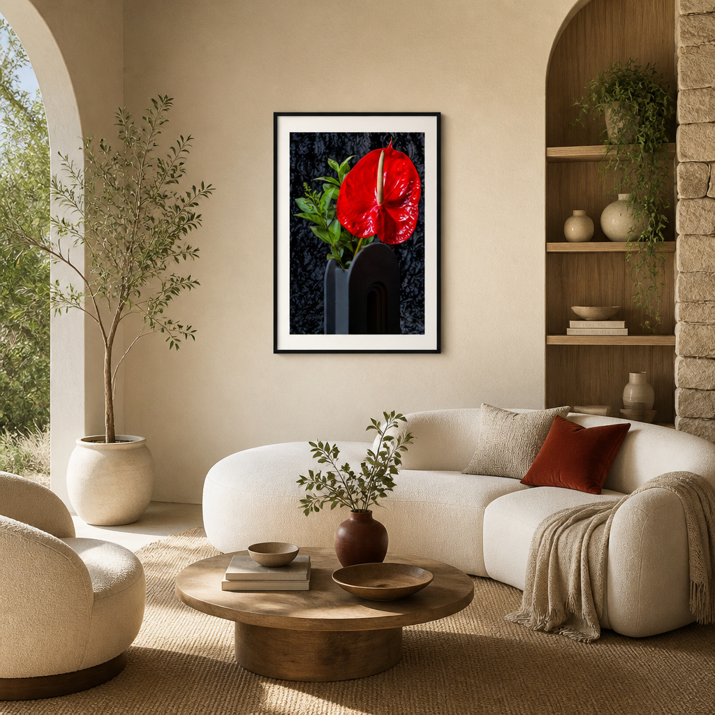 Anthurium ~ FlamingoFlower ~ Fine Art Photography Print by Ivo Titzin ~Limited Edition Gito Art Home and Decor