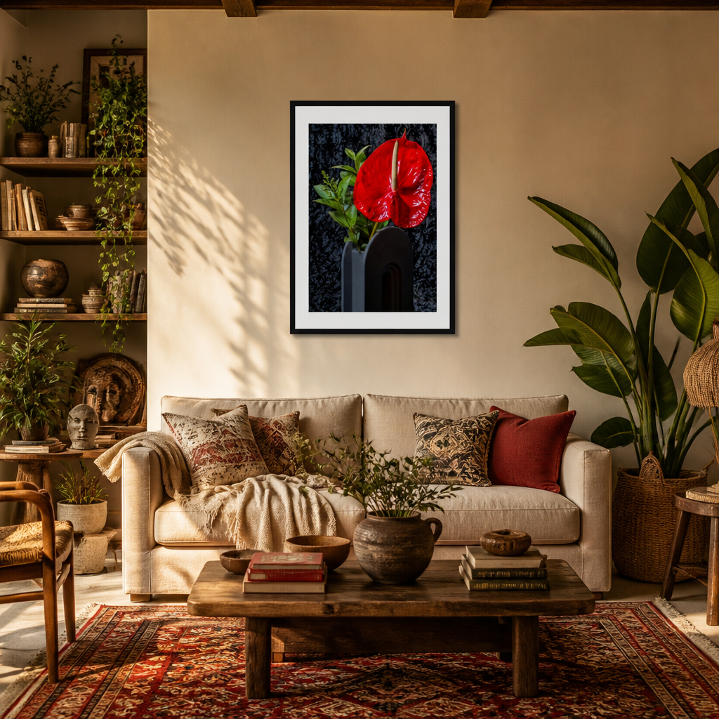 Anthurium ~ FlamingoFlower ~ Fine Art Photography Print by Ivo Titzin ~Limited Edition Gito Art Home and Decor
