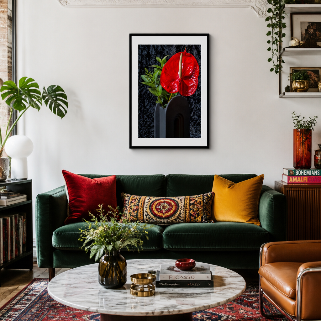 Anthurium ~ FlamingoFlower ~ Fine Art Photography Print by Ivo Titzin ~Limited Edition Gito Art Home and Decor