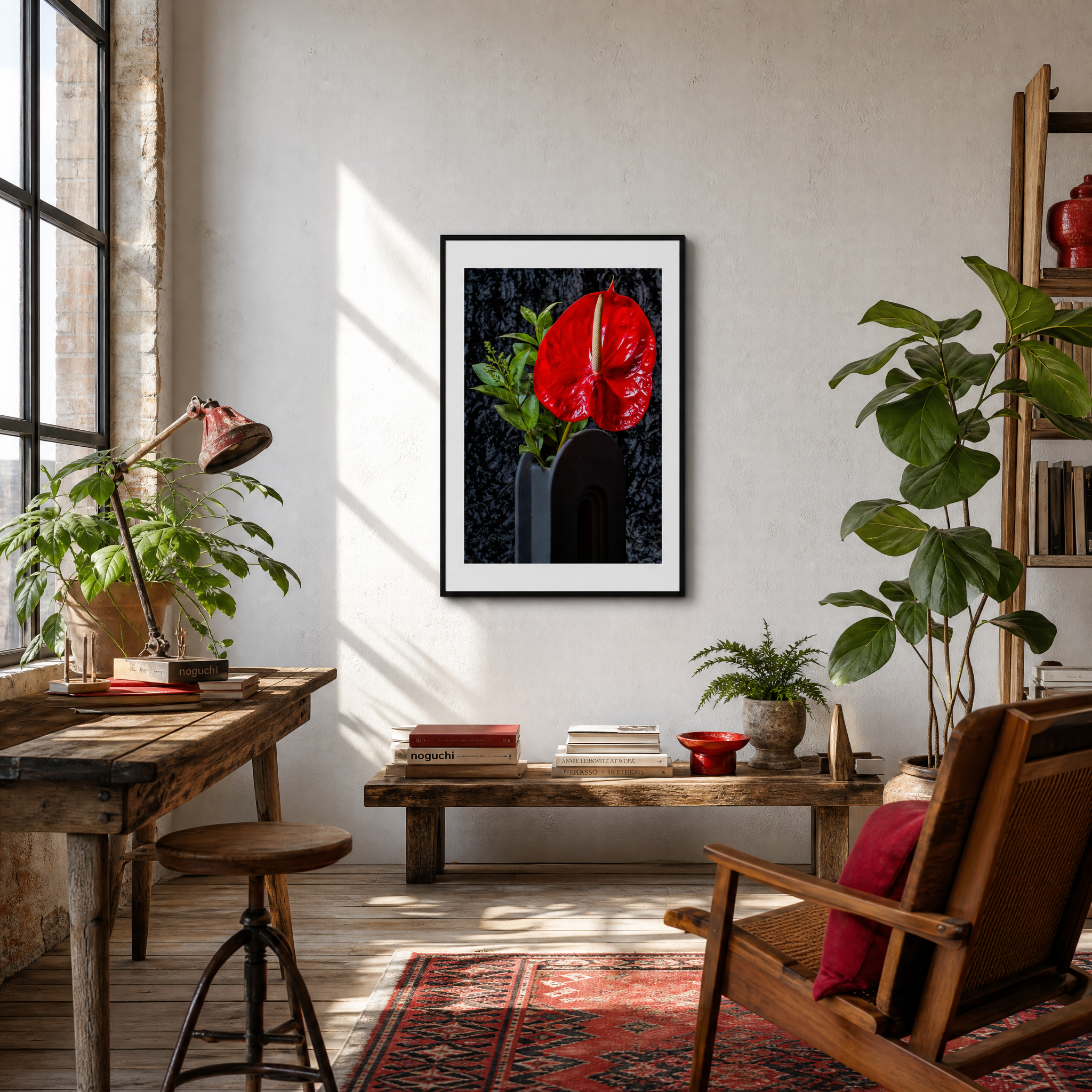 Anthurium ~ FlamingoFlower ~ Fine Art Photography Print by Ivo Titzin ~Limited Edition Gito Art Home and Decor