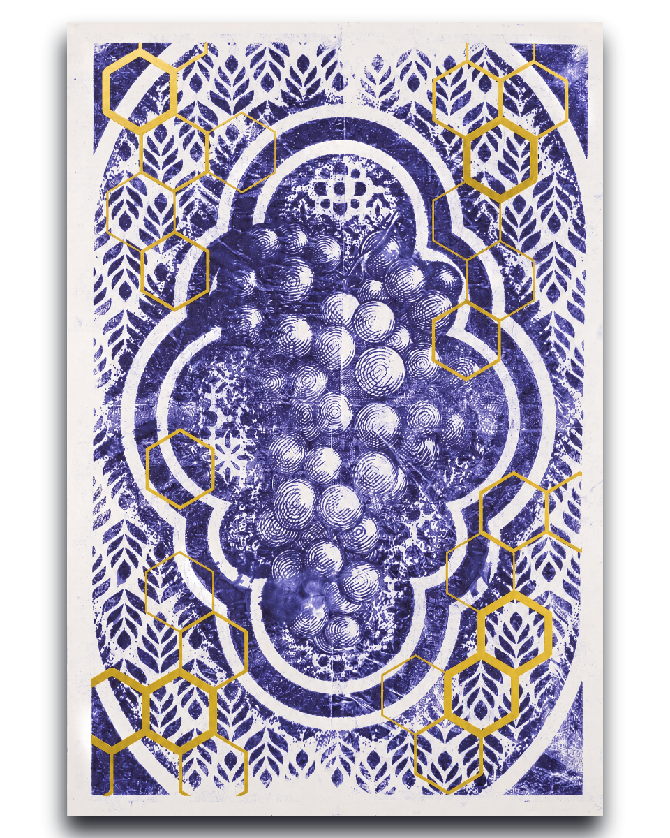 Budou - Grapes | Fine Art Wall Print | Tattoo Art | Limited 50/50