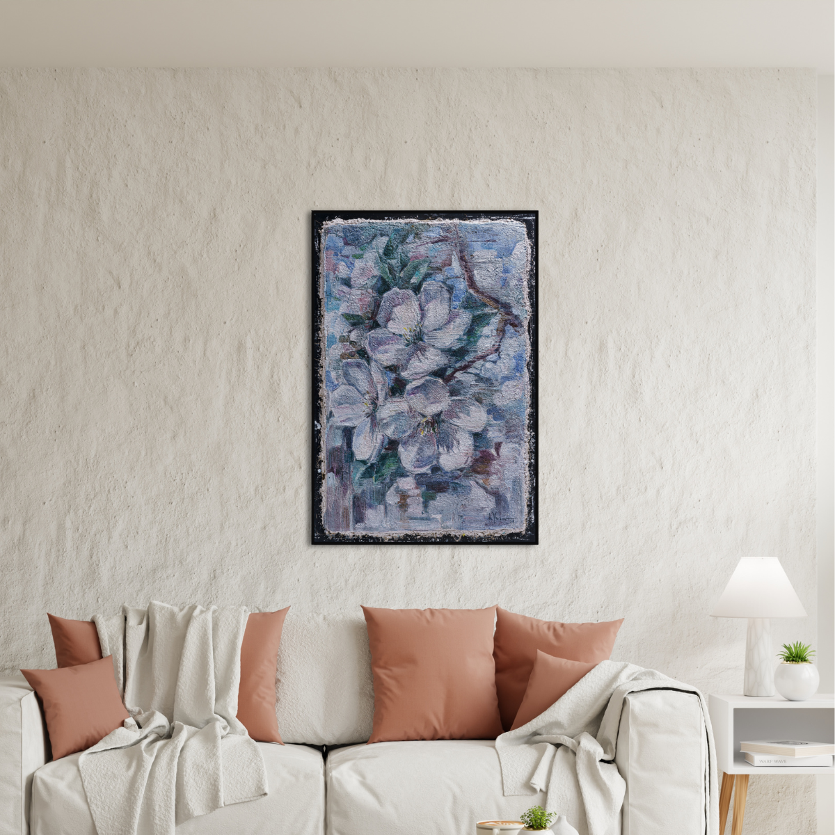 Blossom - Print of Buon Fresco Original Painting by Alexander Yuzev photographed for GIto Art & Decor - High Quality Art Print - framed wall decor