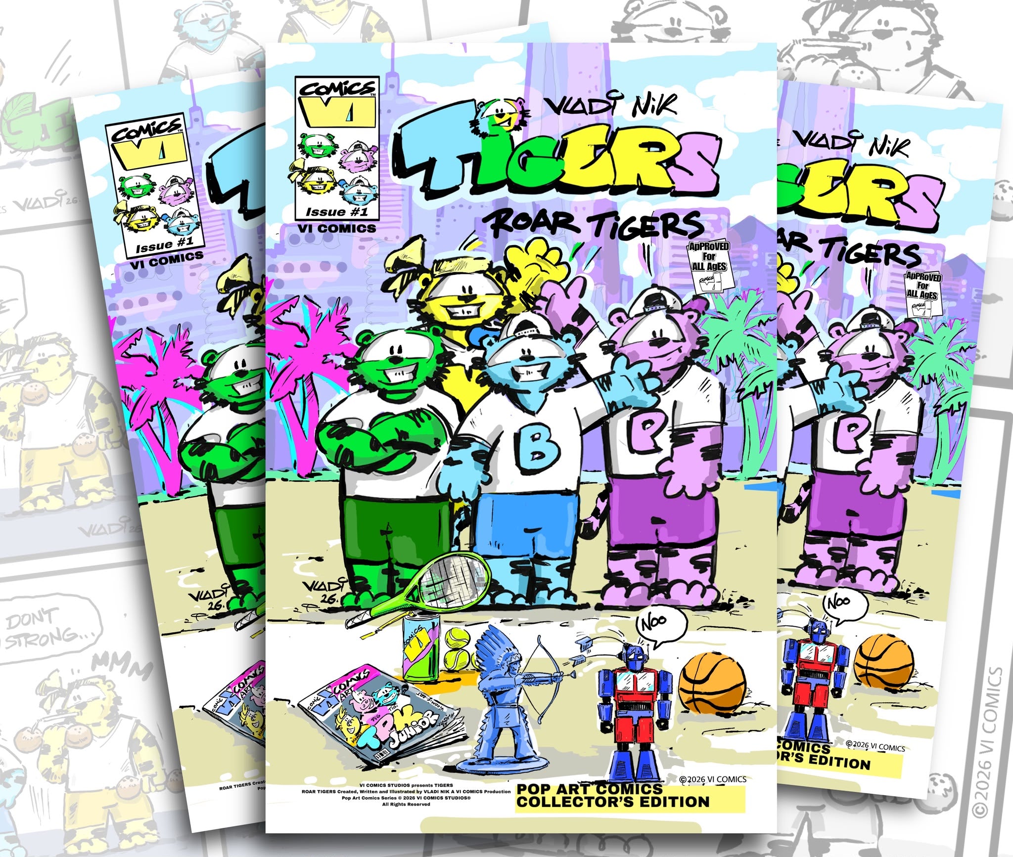 TIGERS - VLADI NIK - VI COMICS | Gito X Art Vladi | Aniventure COMIC CON