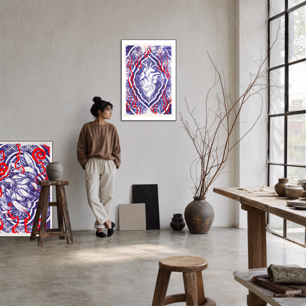 Kiku - Japanese Chrysanthemum | Fine Art Wall Print | Tattoo Art | Limited 500/500