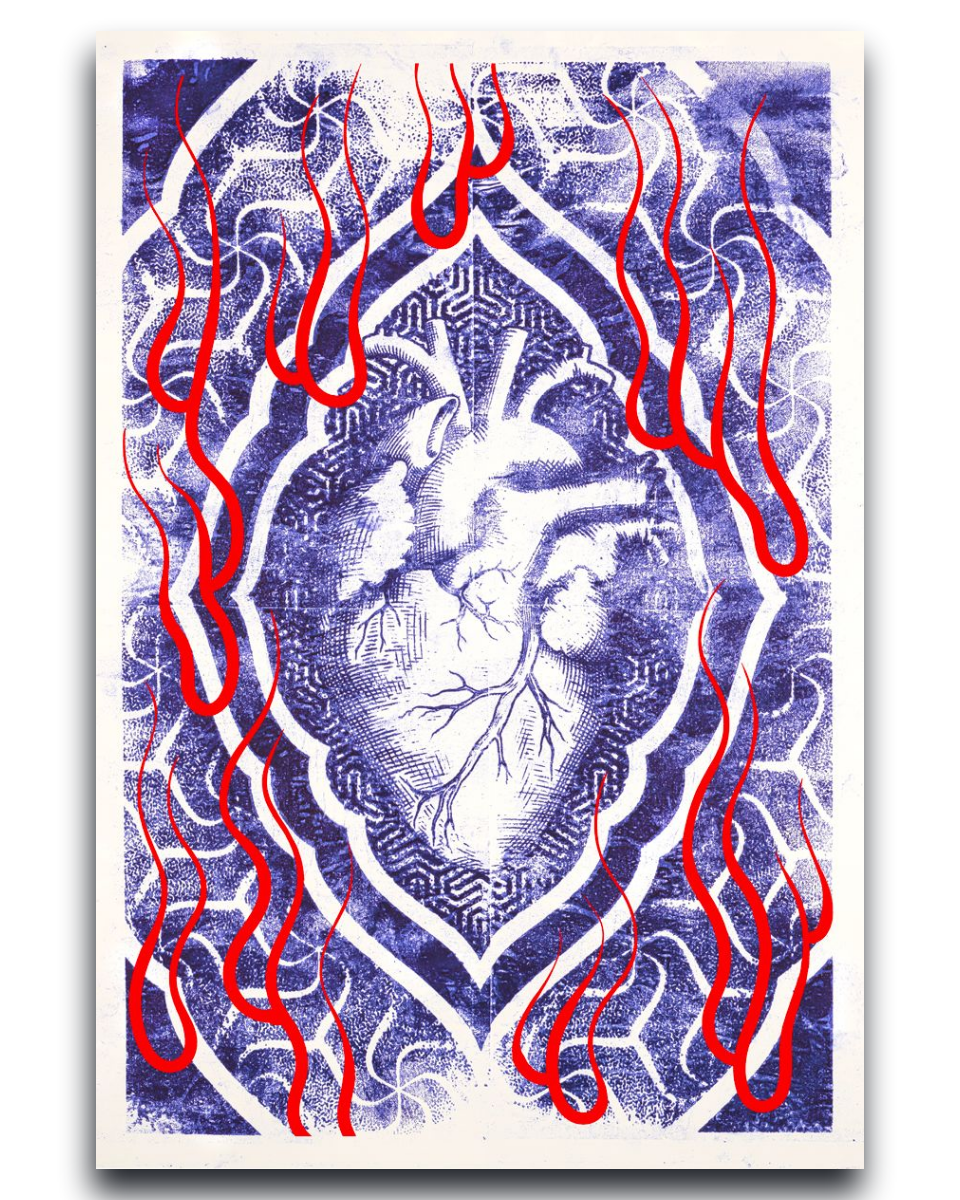 Kokoro - Heart and Soul | Fine Art Wall Print | Tattoo Art | Limited 1000/1000