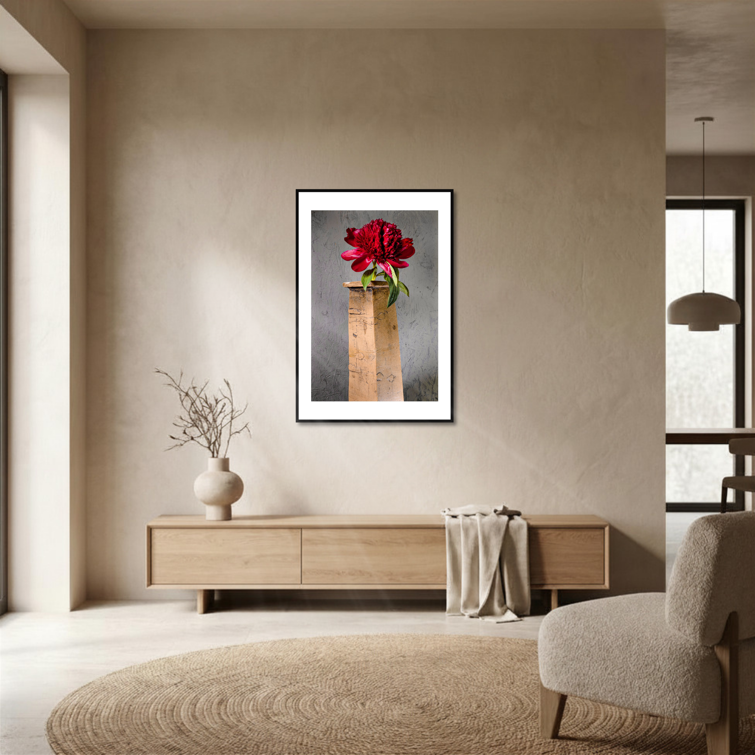 Red Peony – Fine Art Botanical Photography | Wall Art | Limited Edition
