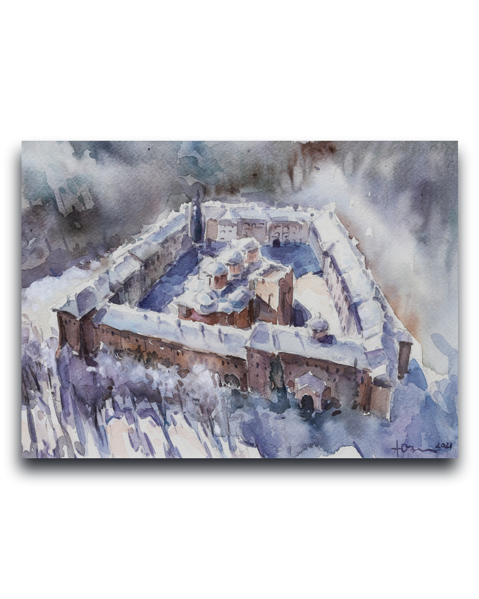 Rilski manastir – Winter — unframed