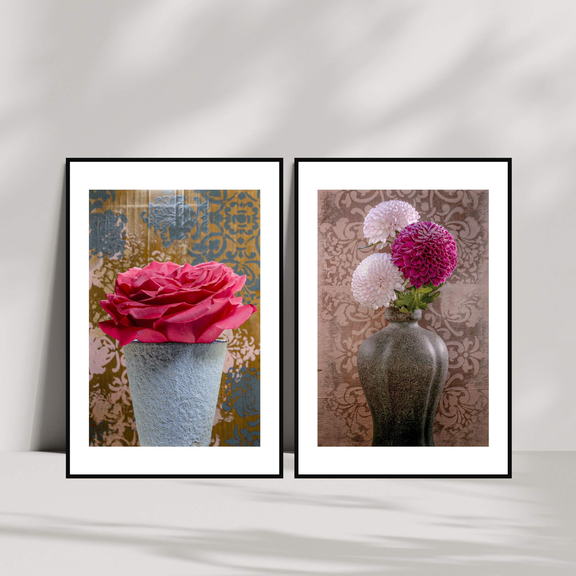 Big Red Rose – Fine Art Photography by Ivo Tizin - Wall Art - Black Frame -Limited Edition