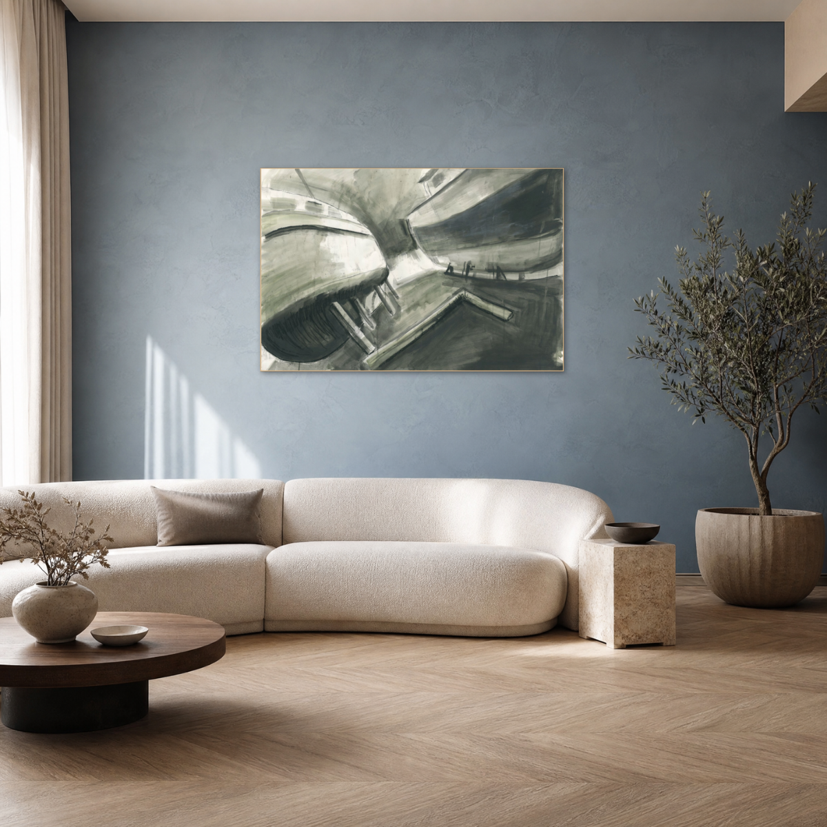 Between the Boats - Fine Art Wall Print | Painting | Limited 500/500