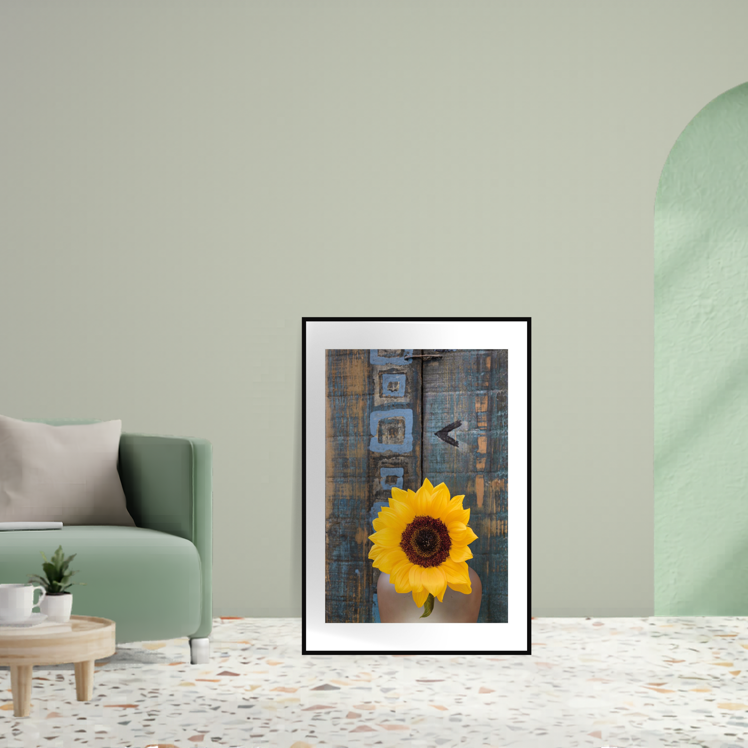 Sunflower - Fine Art Photography by Ivo Tizin - Wall Art - contemporary, minimalistic style - Limited Edition