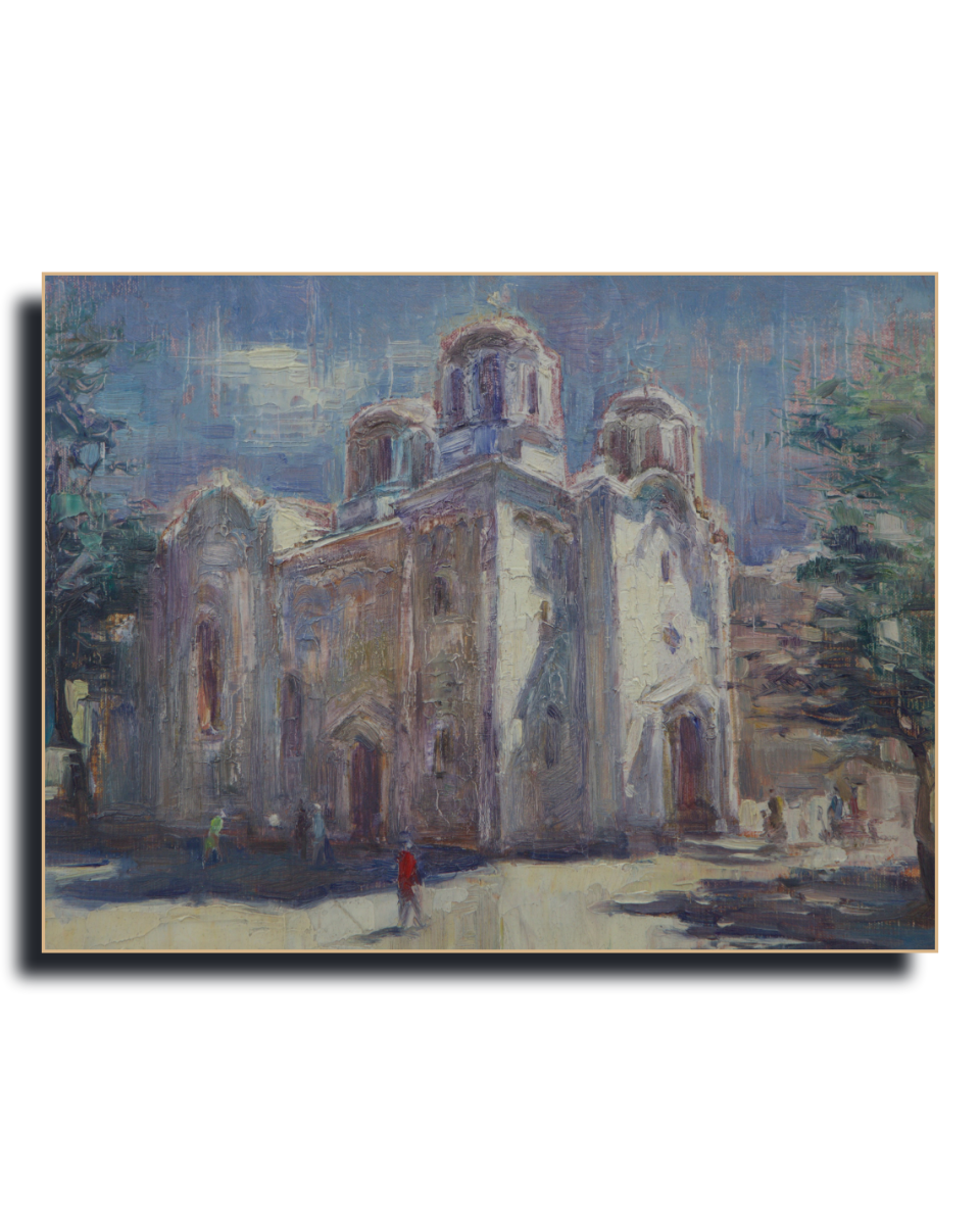 Sveti Georgi by Alexander Yuzev, oak frame
