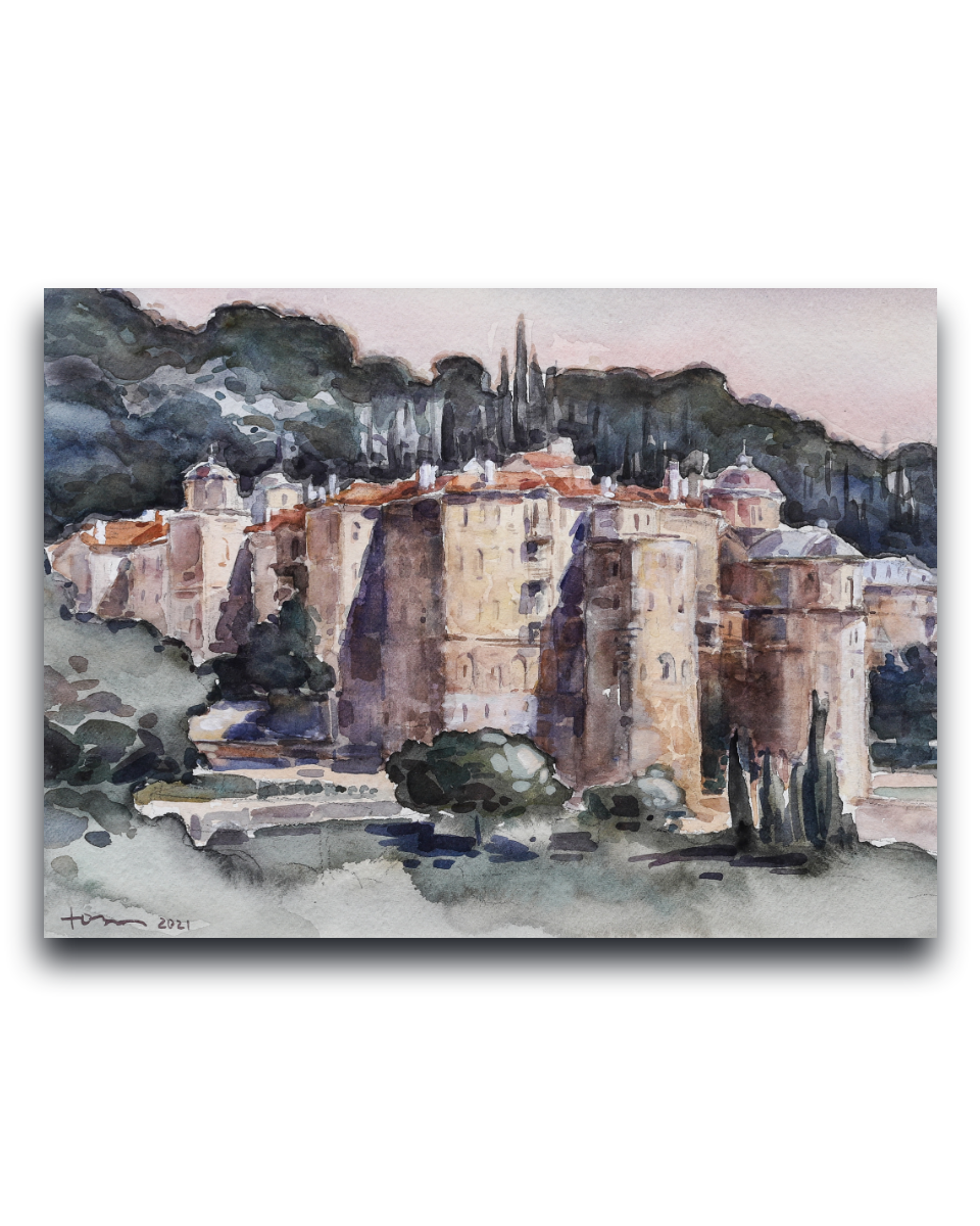 Zografski manastir — unframed