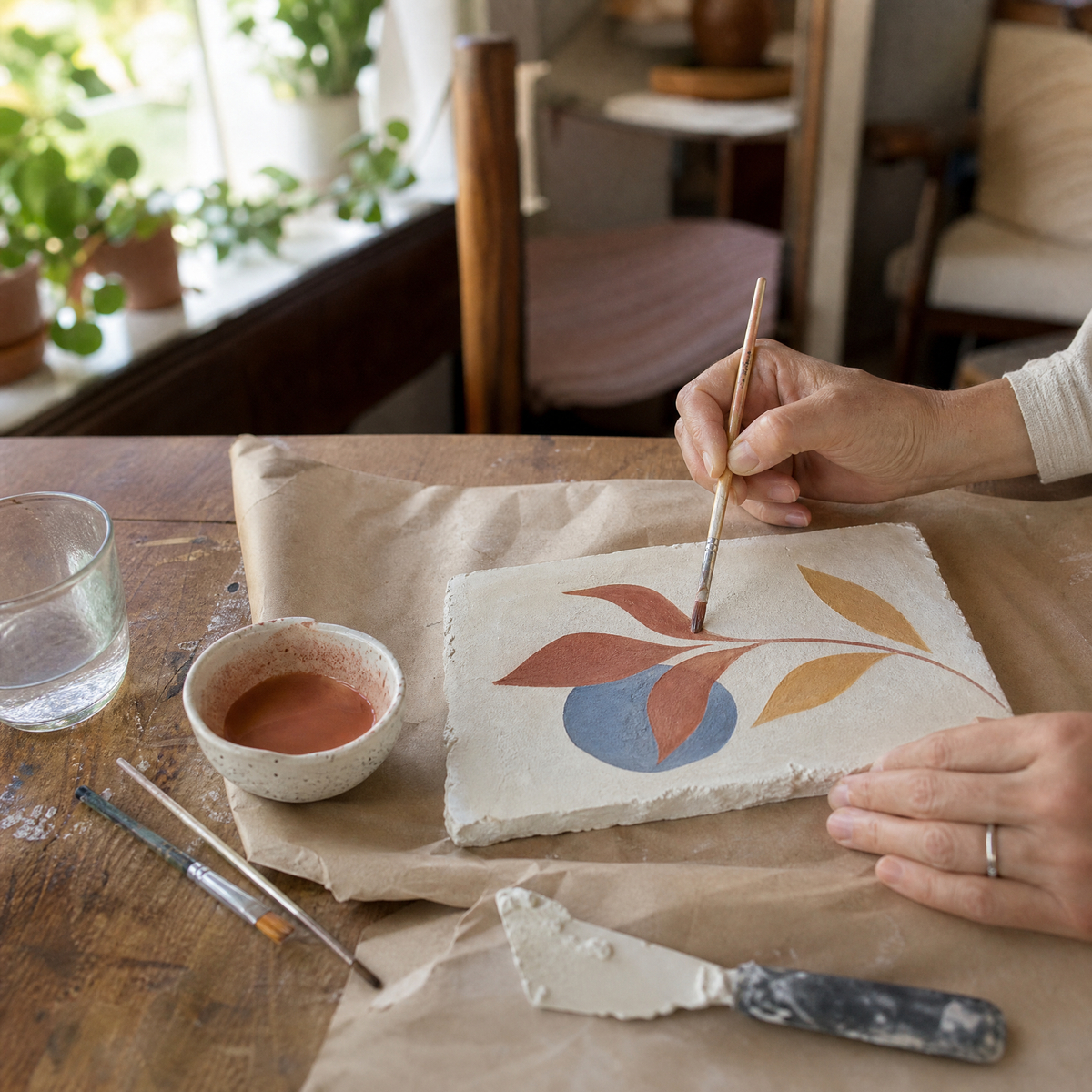 DIY Fresco at Home – Small Panels and Practice Projects
