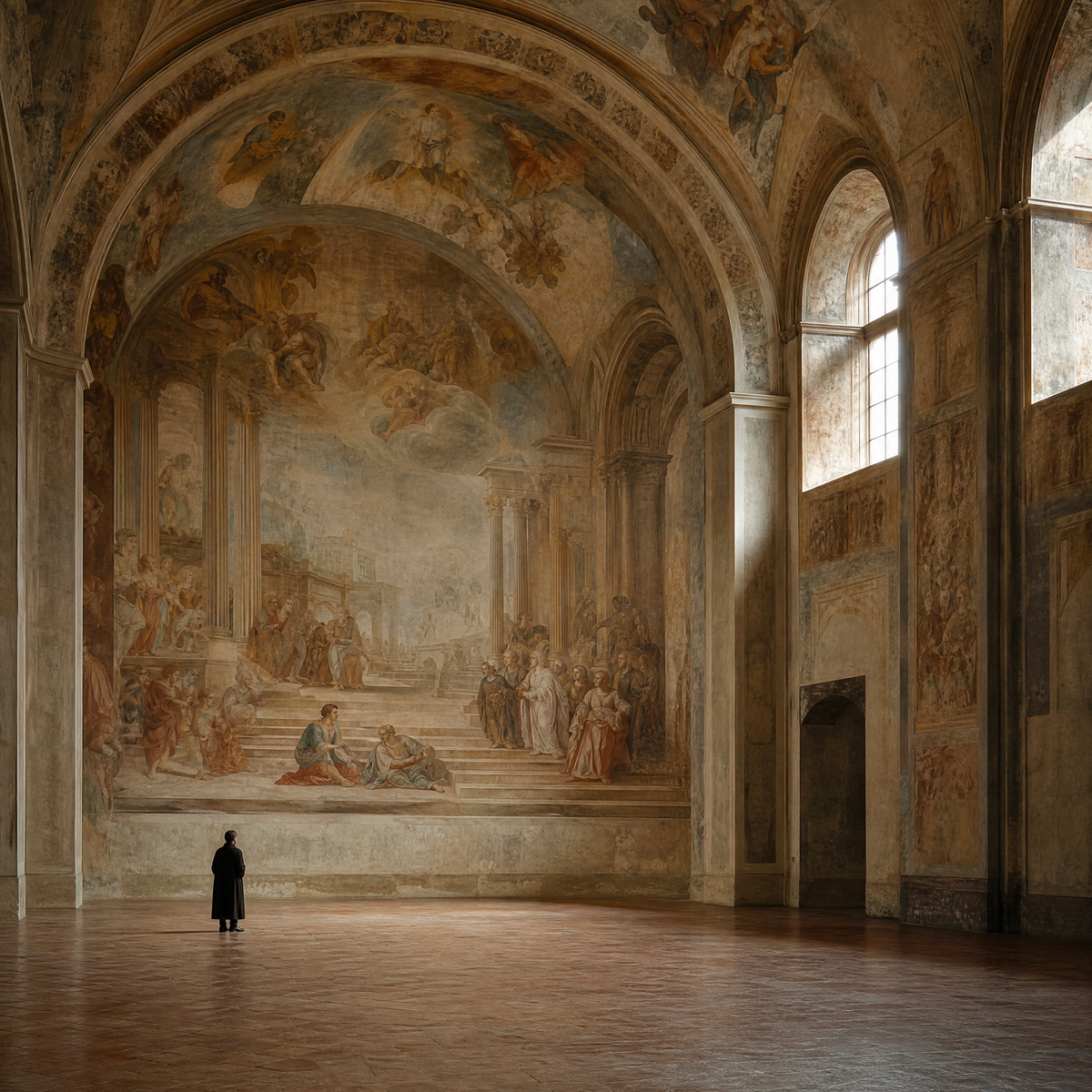 The Monumental Art: Fresco in Religious and Civic Architecture