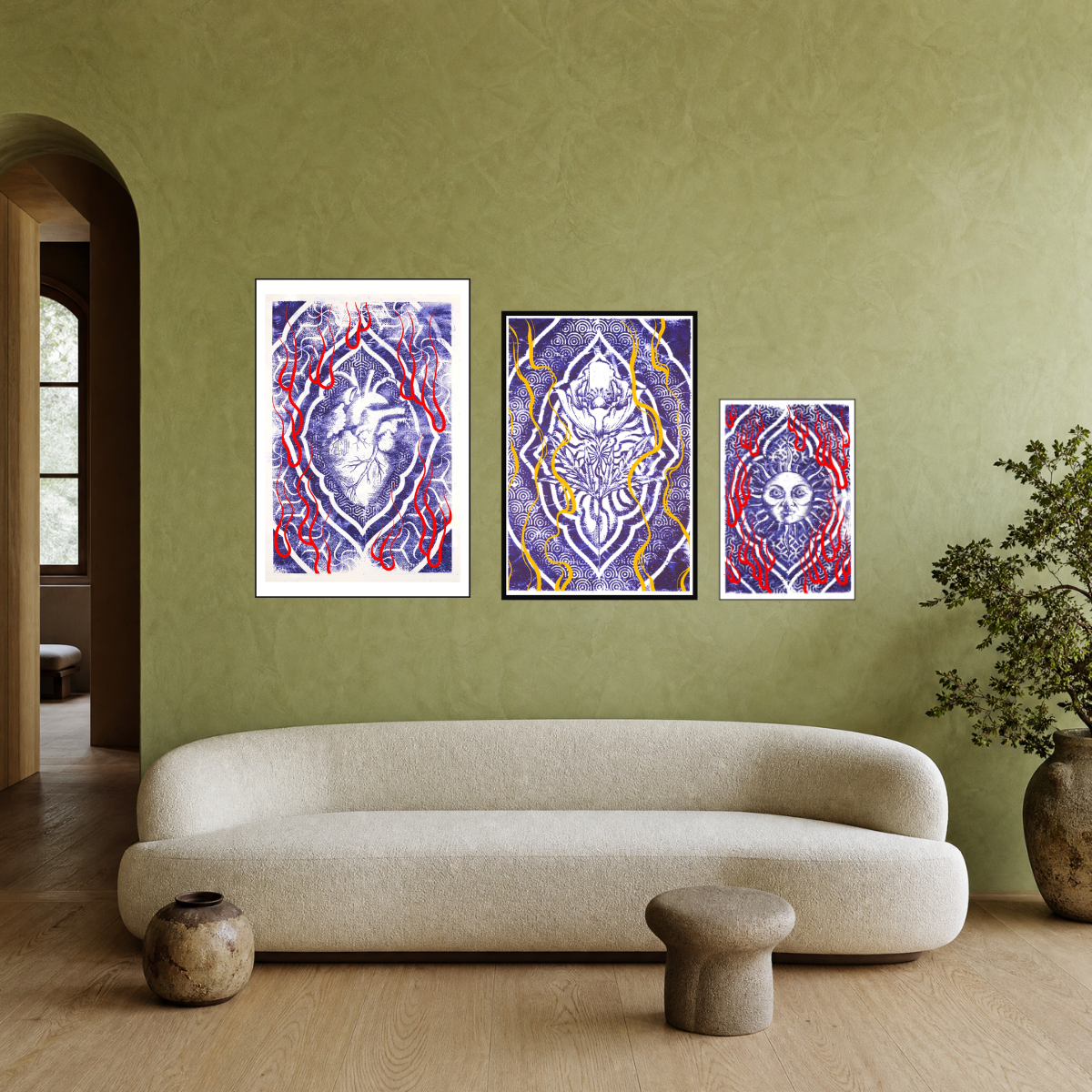 Hinode - Eternal sun | Fine Art Wall Print | Tattoo Art | Limited 300/300