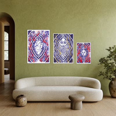 Kokoro - Heart and Soul | Fine Art Wall Print | Tattoo Art | Limited 1000/1000