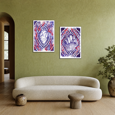 Kokoro - Heart and Soul | Fine Art Wall Print | Tattoo Art | Limited 1000/1000