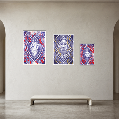 Kokoro - Heart and Soul | Fine Art Wall Print | Tattoo Art | Limited 1000/1000