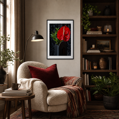 Anthurium ~ FlamingoFlower ~ Fine Art Photography Print by Ivo Titzin ~Limited Edition Gito Art Home and Decor

