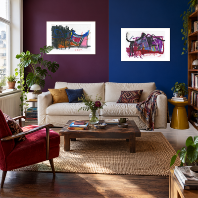Konyovska Mountain #5 - Fine Art Wall Print | Mixed Technique | Limited 1000/1000