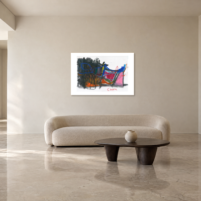 Konyovska Mountain #5 - Fine Art Wall Print | Mixed Technique | Limited 1000/1000