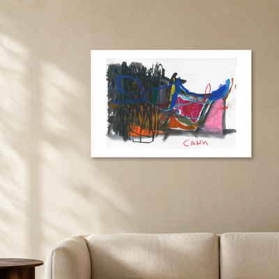 Konyovska Mountain #5 - Fine Art Wall Print | Mixed Technique | Limited 1000/1000