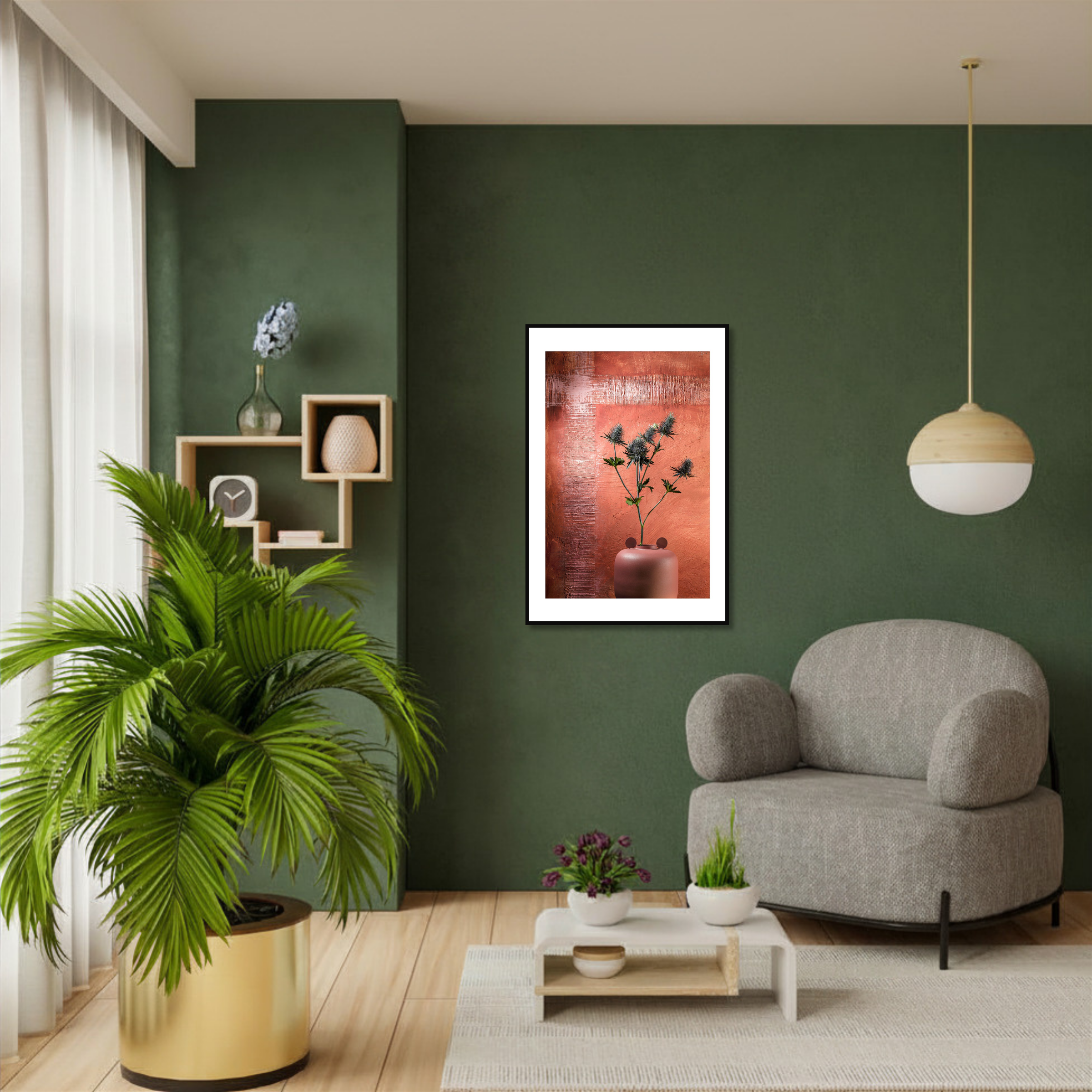 Blue Sea Thistle – Fine Art Photography  - Earth Tones - Wall Art - Limited Edition