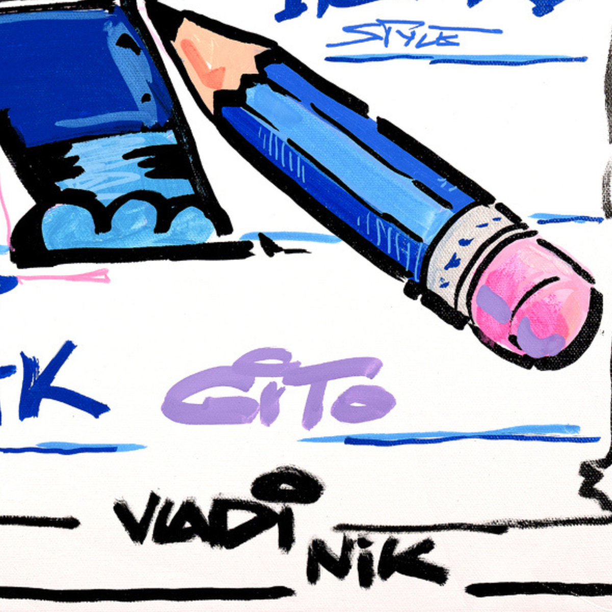 Gito Fine Art Print - Art Vladi Vl Comics - Tigers