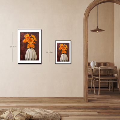 Chrysanths – Fine Art Photography | Wall Art | Limited Edition | Gito Art & Decor | Yellow Flower Bouquet Print