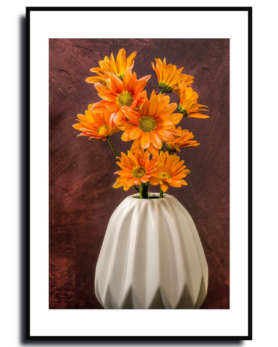 Chrysanths – Fine Art Photography | Wall Art | Limited Edition | Gito Art & Decor | Yellow Flower Bouquet Print