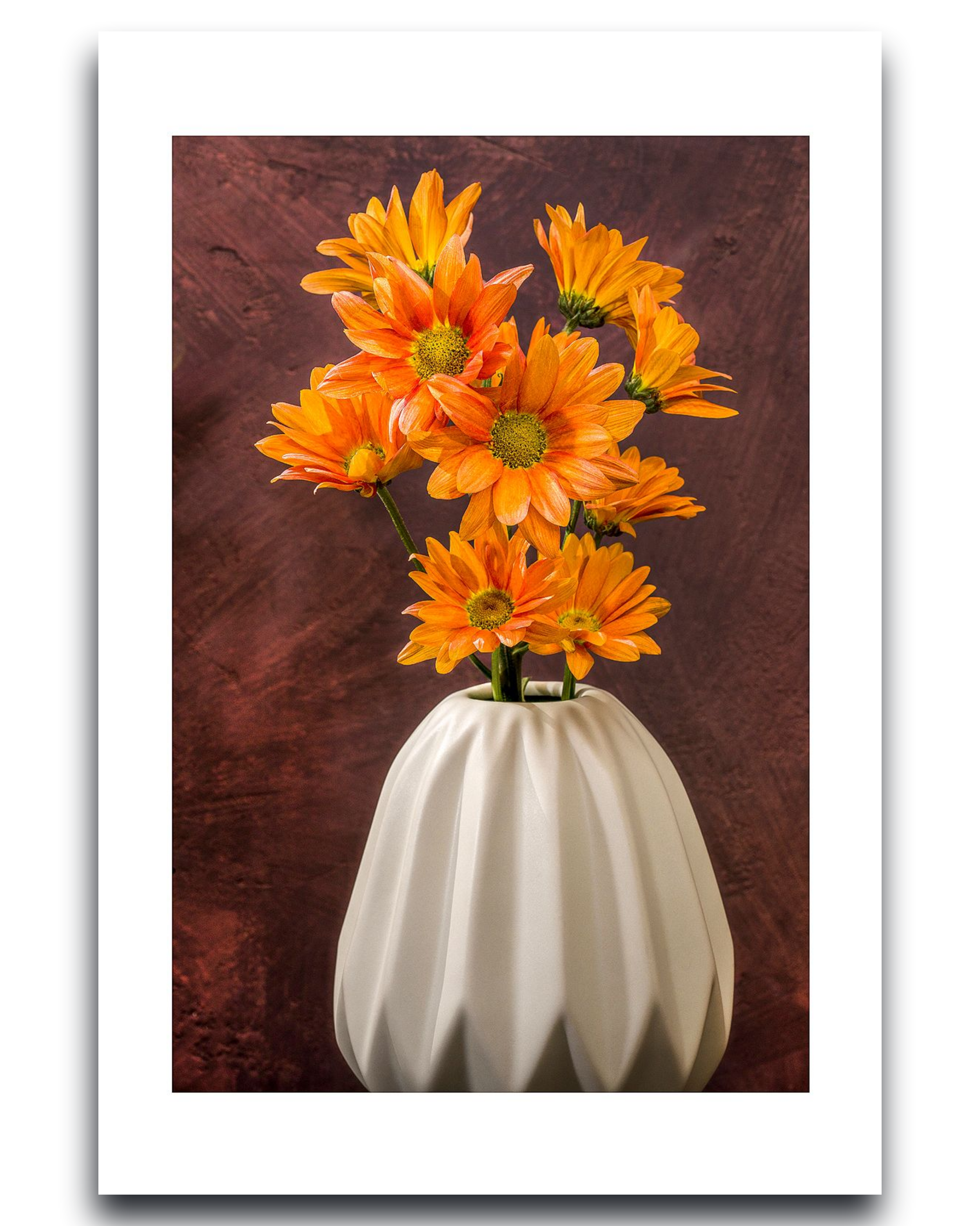 Chrysanths – Fine Art Photography | Wall Art | Limited Edition | Gito Art & Decor | Yellow Flower Bouquet Print