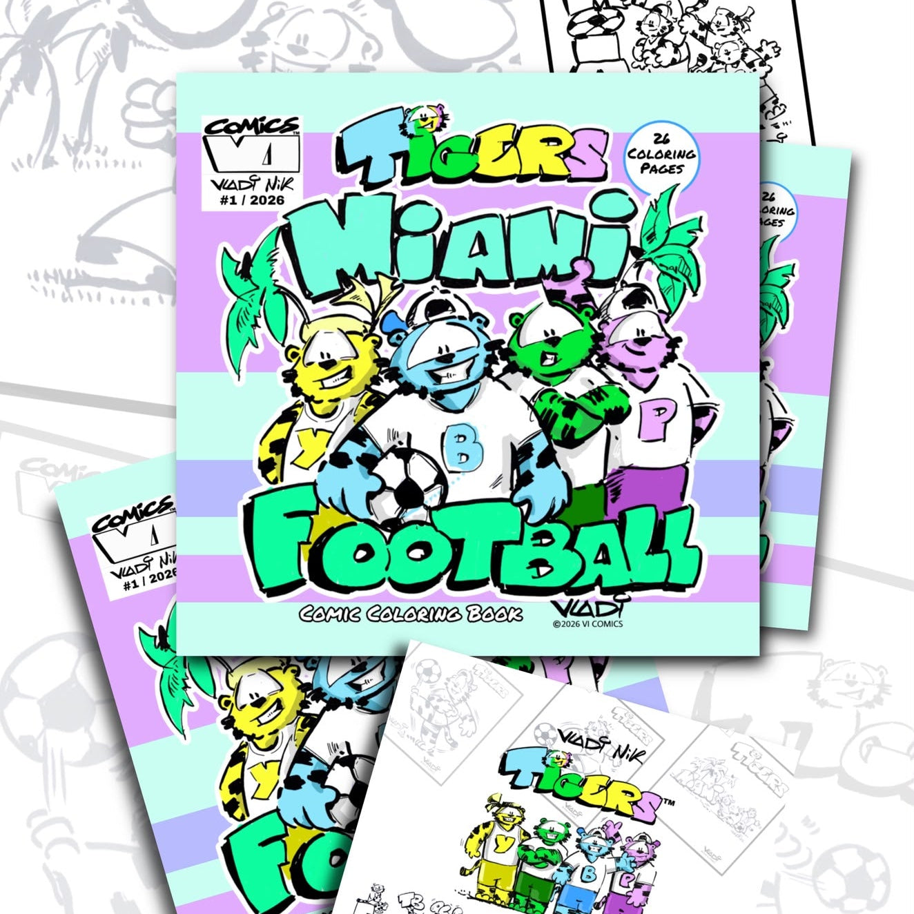 Comic Coloring Book |  Gito X Art Vladi  |  Aniventure COMIC CON
