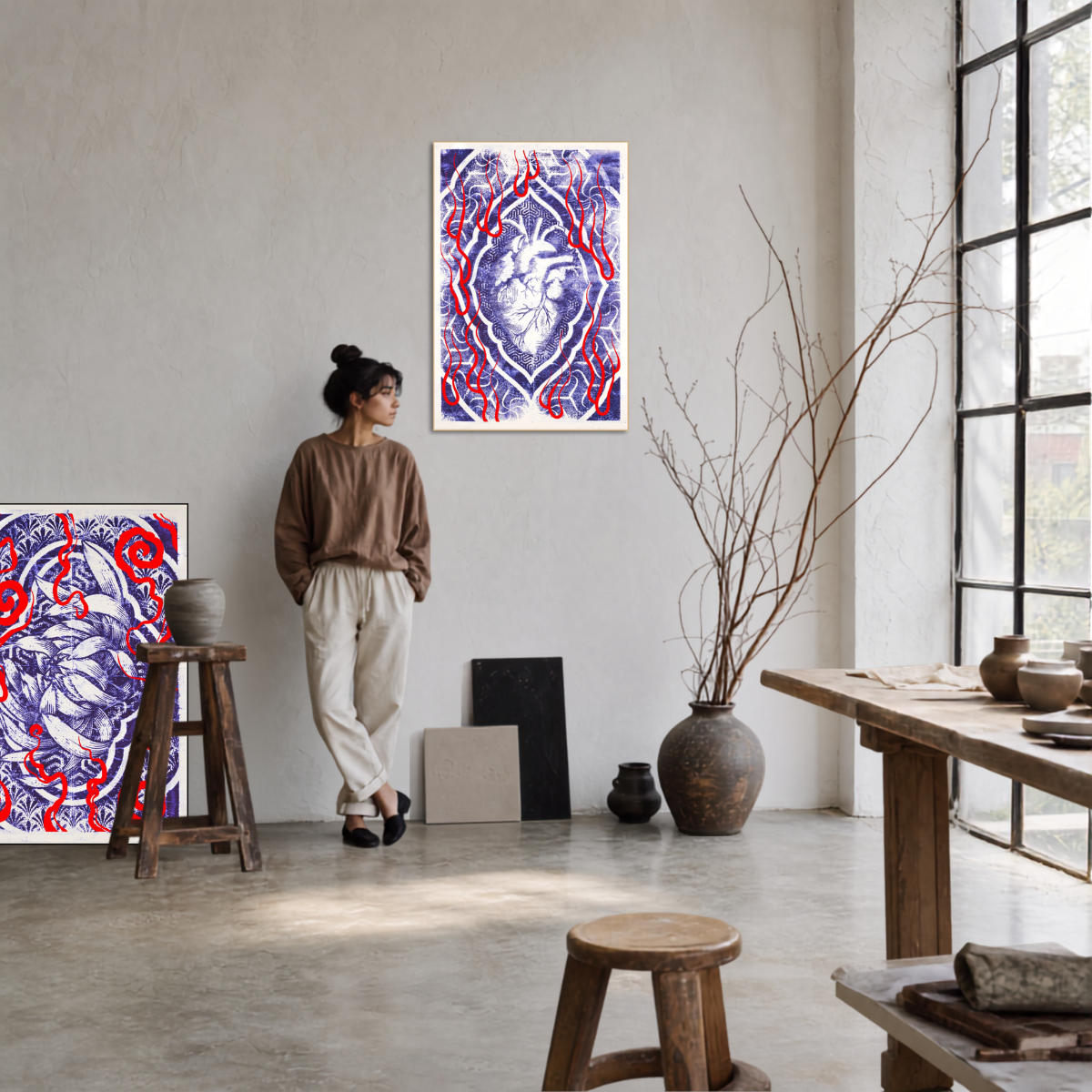 Kokoro - Heart and Soul | Fine Art Wall Print | Tattoo Art | Limited 1000/1000