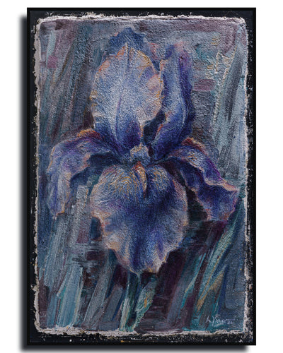 Iris - Print of Buon Fresco Original Painting by Alexander Yuzev photographed for GIto Art & Decor - High Quality Art Print - framed wall decor