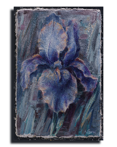 Iris - Print of Buon Fresco Original Painting by Alexander Yuzev photographed for GIto Art & Decor - High Quality Art Print - framed wall decor