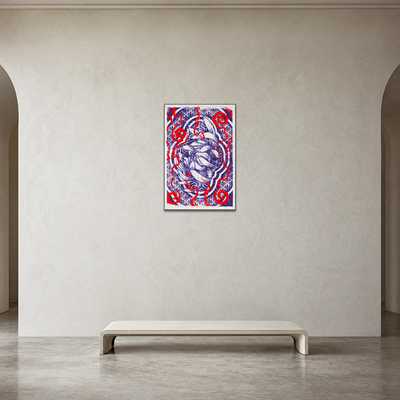 Kiku - Japanese Chrysanthemum | Fine Art Wall Print | Tattoo Art | Limited 500/500