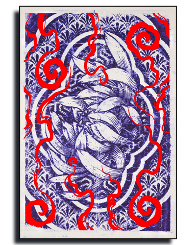 Kiku - Japanese Chrysanthemum | Fine Art Wall Print | Tattoo Art | Limited 500/500
