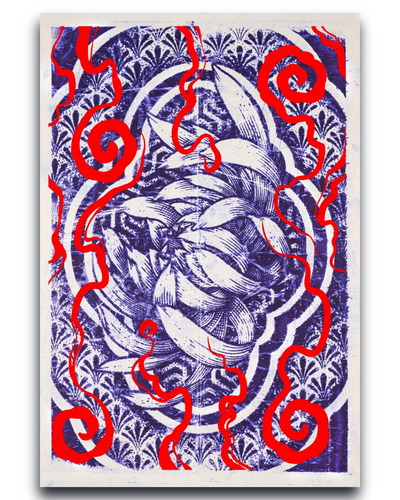 Kiku - Japanese Chrysanthemum | Fine Art Wall Print | Tattoo Art | Limited 500/500