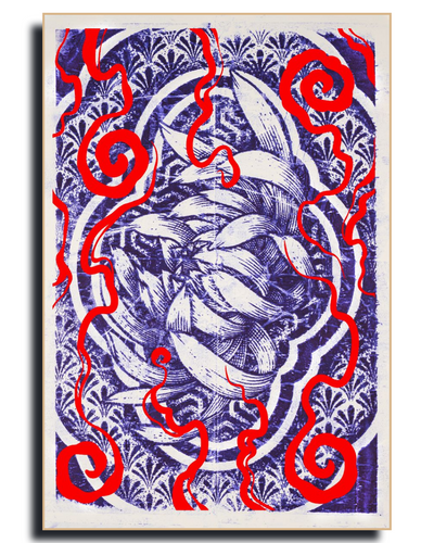 Kiku - Japanese Chrysanthemum | Fine Art Wall Print | Tattoo Art | Limited 500/500