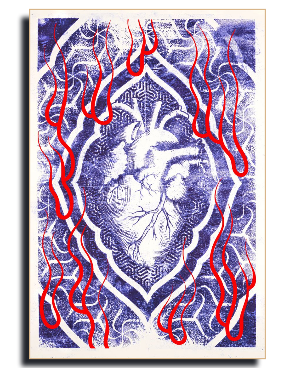 Kokoro - Heart and Soul | Fine Art Wall Print | Tattoo Art | Limited 1000/1000