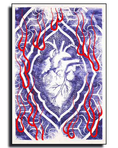 Kokoro - Heart and Soul | Fine Art Wall Print | Tattoo Art | Limited 1000/1000