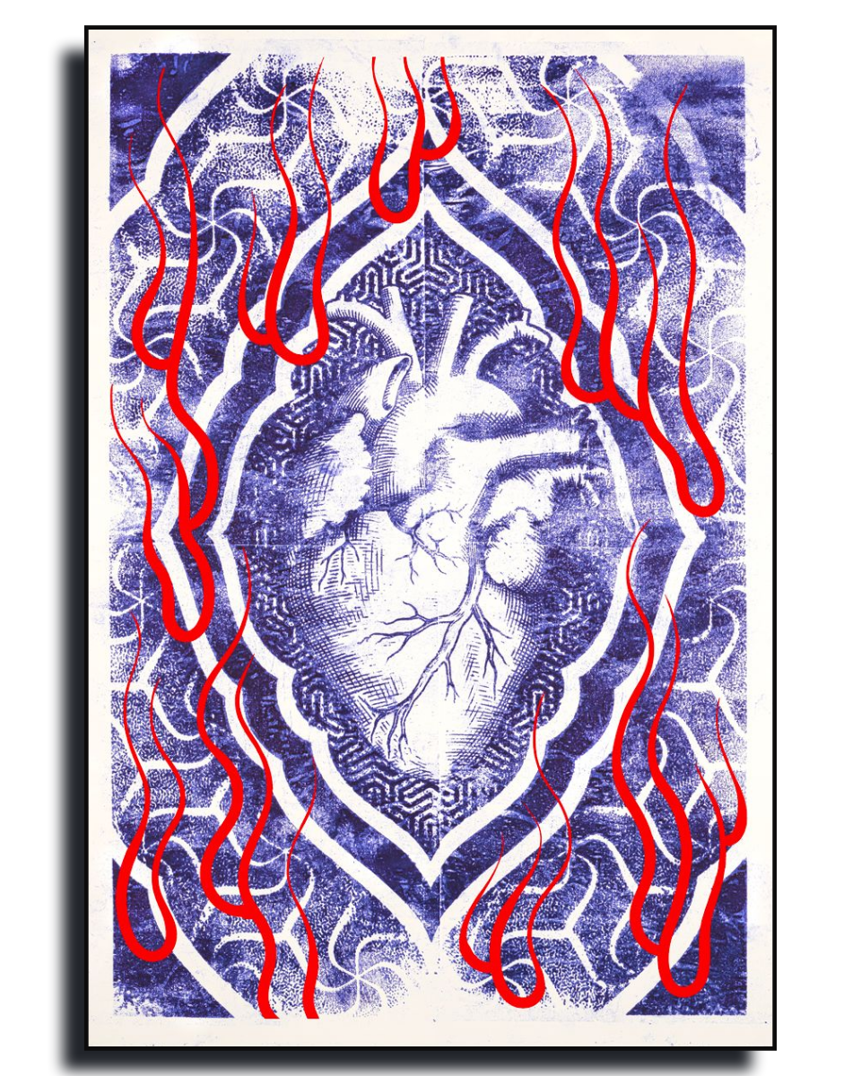 Kokoro - Heart and Soul | Fine Art Wall Print | Tattoo Art | Limited 1000/1000