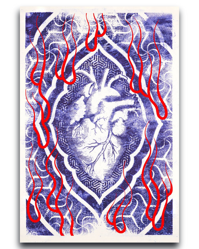 Kokoro - Heart and Soul | Fine Art Wall Print | Tattoo Art | Limited 1000/1000