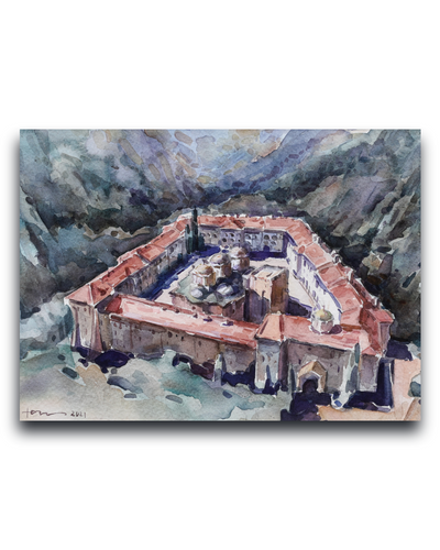 Rilski manastir — unframed