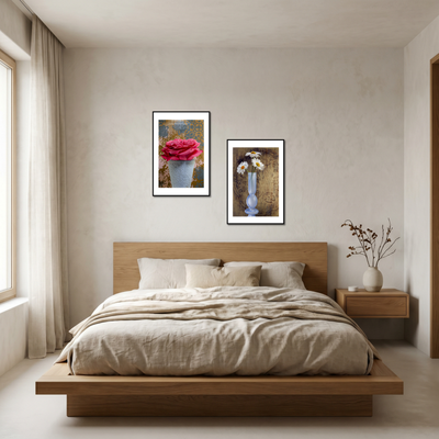 Big Red Rose – Fine Art Photography by Ivo Tizin - Wall Art - Black Frame -Limited Edition