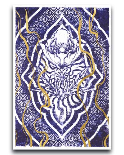 Seigaiha - Serenity | Fine Art Wall Print | Tattoo Art | Limited 50/50
